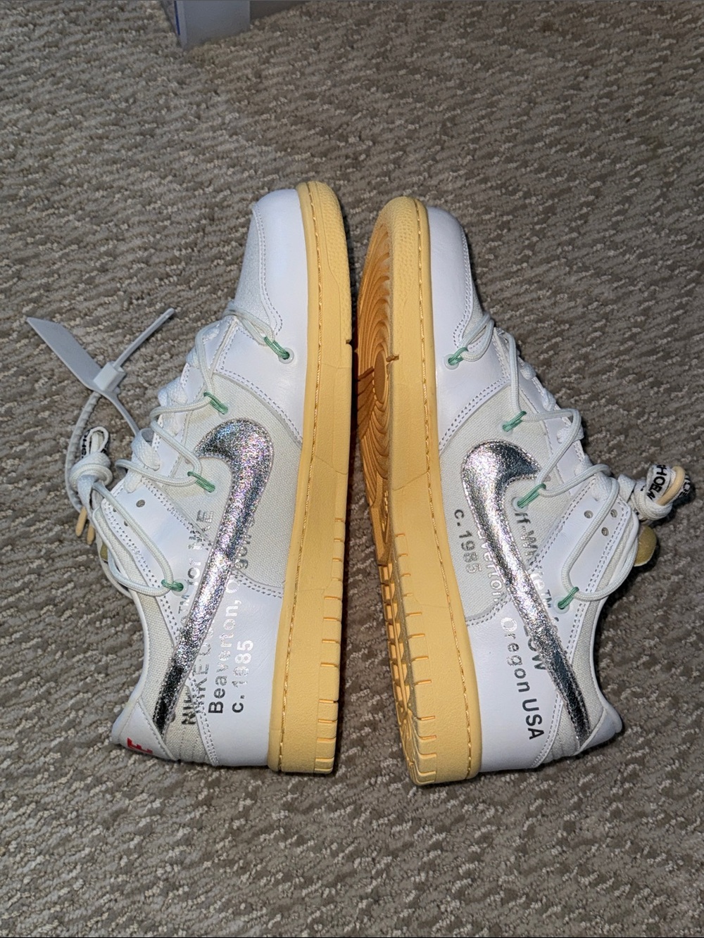 Off-White Nike Dunk Low ‘Lot 1 - Picture 7 of 7